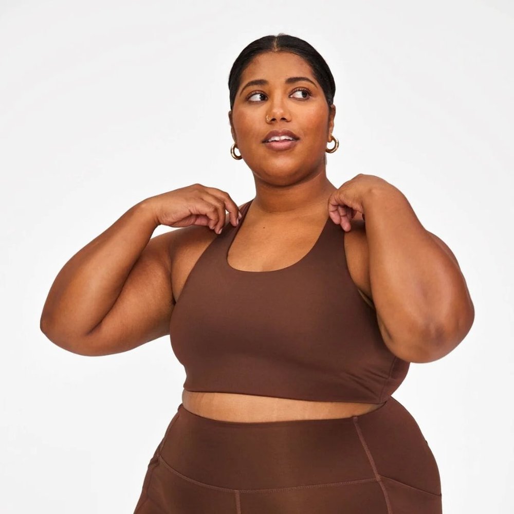 NWT Girlfriend Collective Simone Bra - Earth